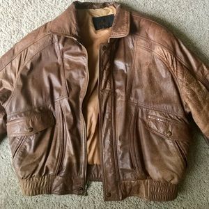 Winlit men’s genuine leather jacket